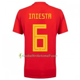 Fußballtrikots Spanien A_Iniesta 6 Frauens WM 2018 Heimtrikotsatz kaufen